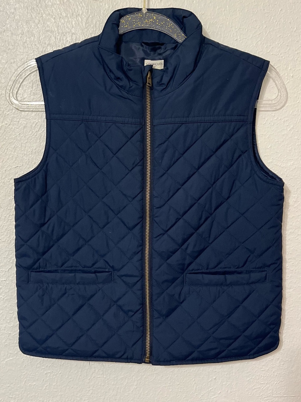 J.Crew Crewcuts Boys' Quilted Walker Vest
Sleeveless Puffer Vest Navy Blue